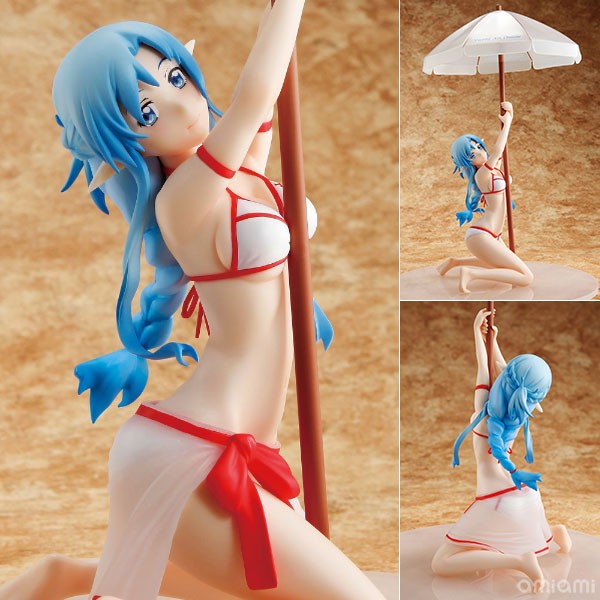 Figurine Asuna Sexy Bikini de Parasol – Sword Art Online II