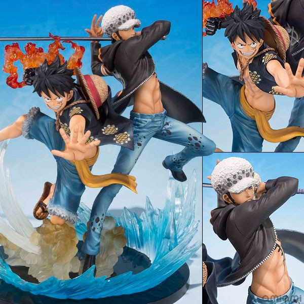 Figurines duo Monkey D. Luffy & Trafalgar D. Water Law