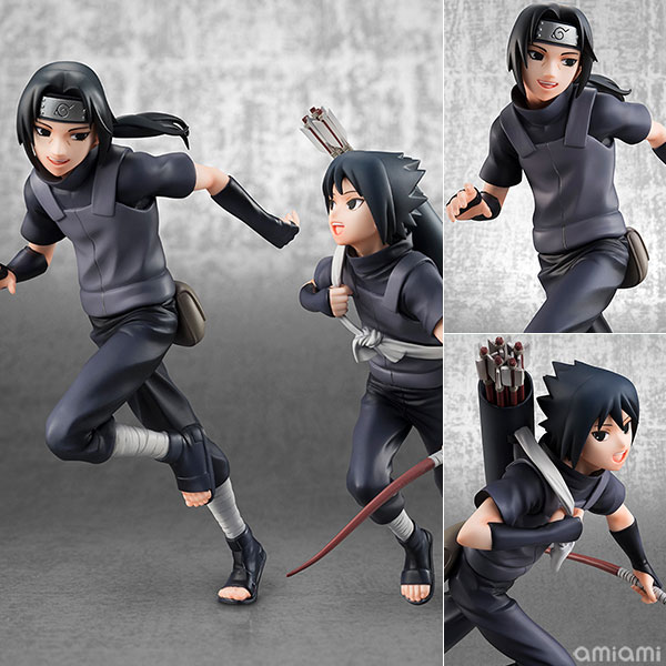 Figurines Uchiha Itachi et Uchiha Sasuke – Naruto Shippuuden
