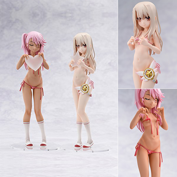 Lot de 2 figurines Illyasviel von Einzbern et Kuro – Fate/kaleid liner PRISMA ILLYA