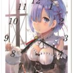 Horloge murale (25×20cm) de Rem –  Re:Zero kara Hajimeru Isekai Seikatsu