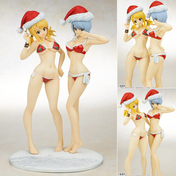 Lot de 2 figurines Lucy Heartfilia et Yukino Aguria (Christmas Limited Set) – Fairy Tail