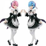 Lot de figurines Ram & Rem – Re:Zero kara Hajimeru Isekai Seikatsu