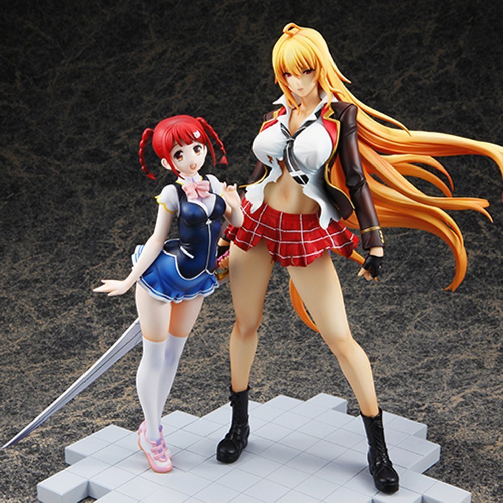 Lot de 2 figurines : Shikishima Mirei & Tokonome Mamori – Valkyrie Drive: Mermaid