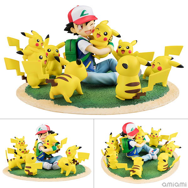 Figurine Pikachu et Satoshi (Sacha) – Pokemon