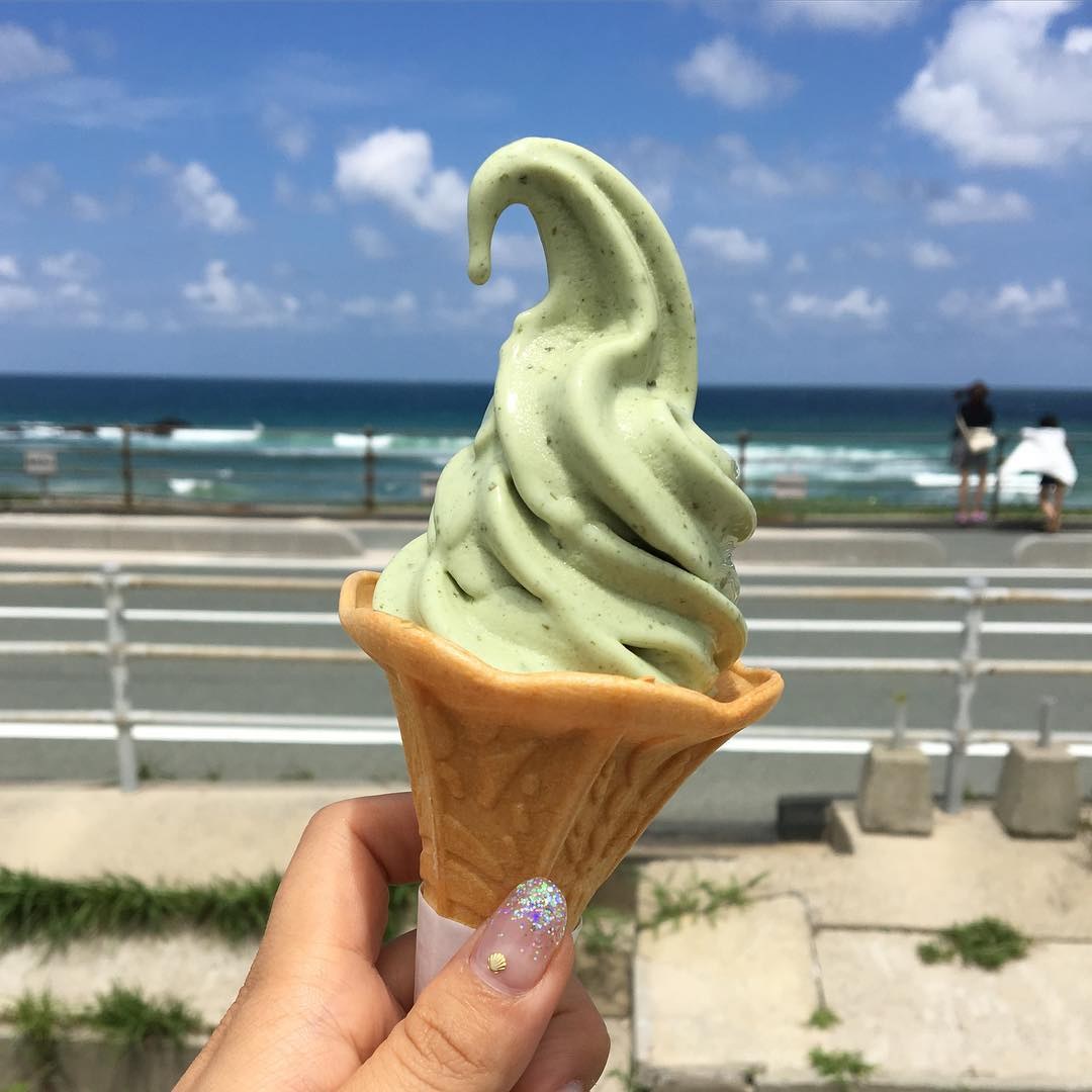 Glace au Algue wakame
