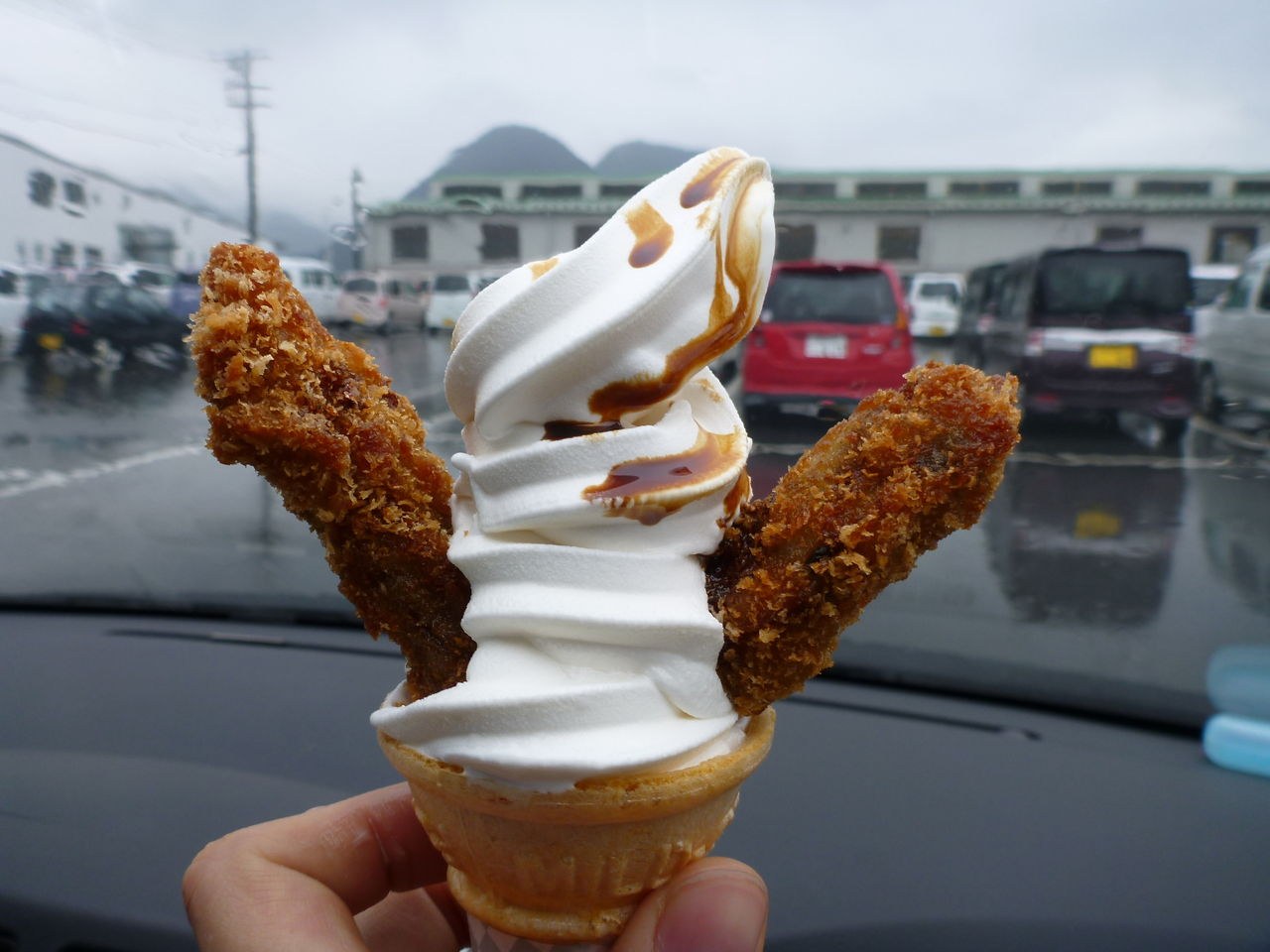 Glace a l'Huîtres panées